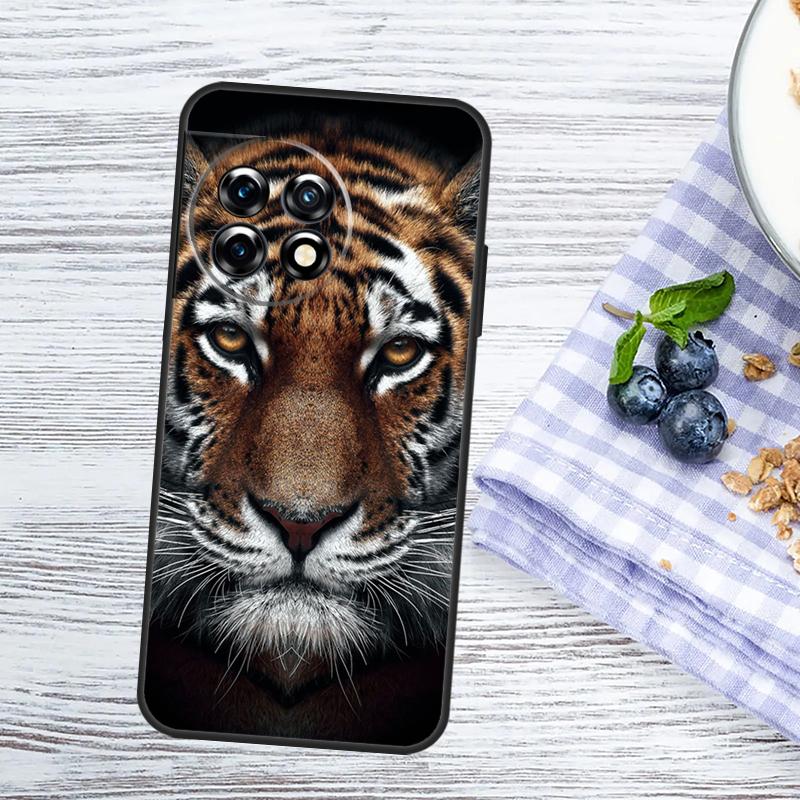 Tiger Face Case For OnePlus Nord CE 5 2 3 4 Lite N20 N30 OnePlus 10T 13T 13R 12R 15R 10 11 12 13 15 Cover