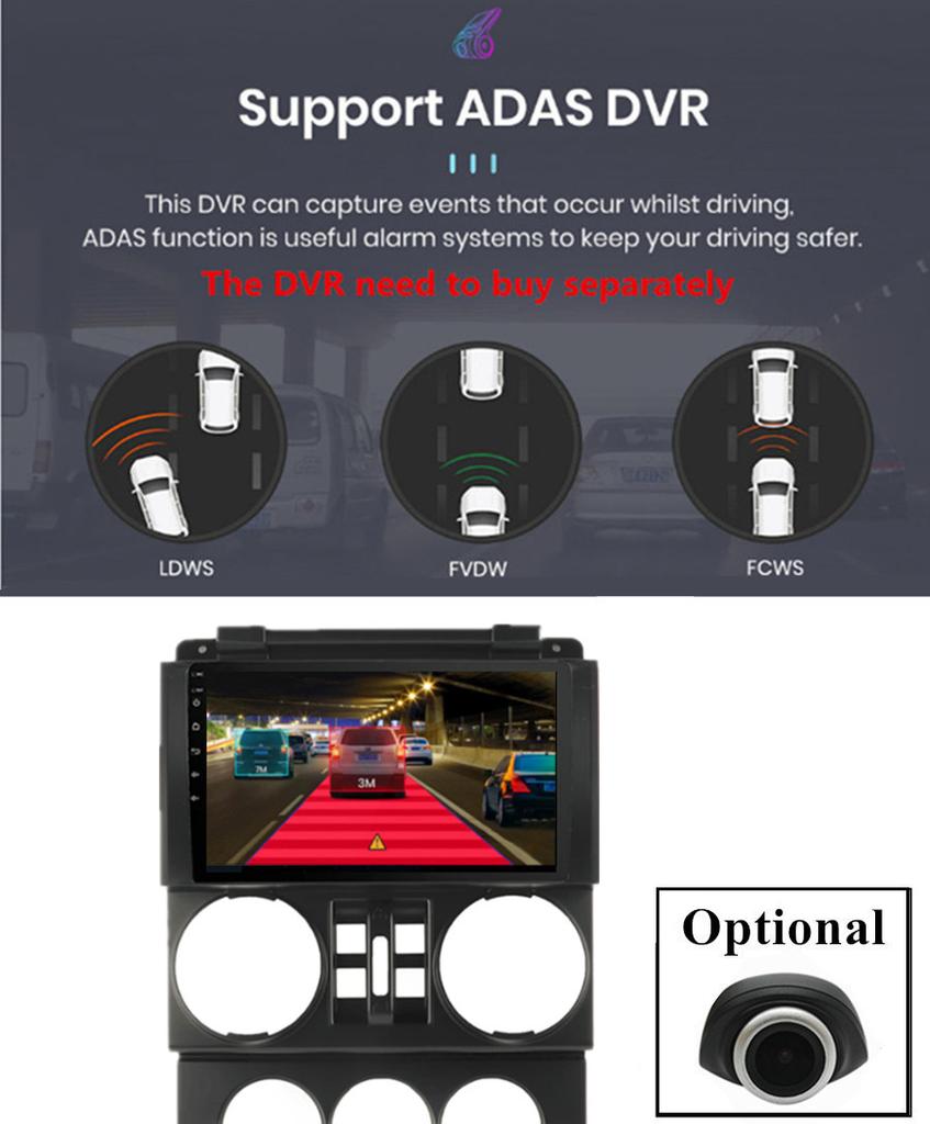 9'' Автомобильная магнитола Радио Навигация GPS WIFI 3G 4G BT DAB Mirror Link OBD RDS Для Jeep Wrangler
