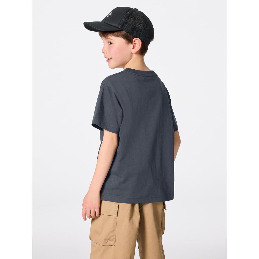 GU by Uniqlo Детская футболка-поло унисекс с рисунком Sesame sT