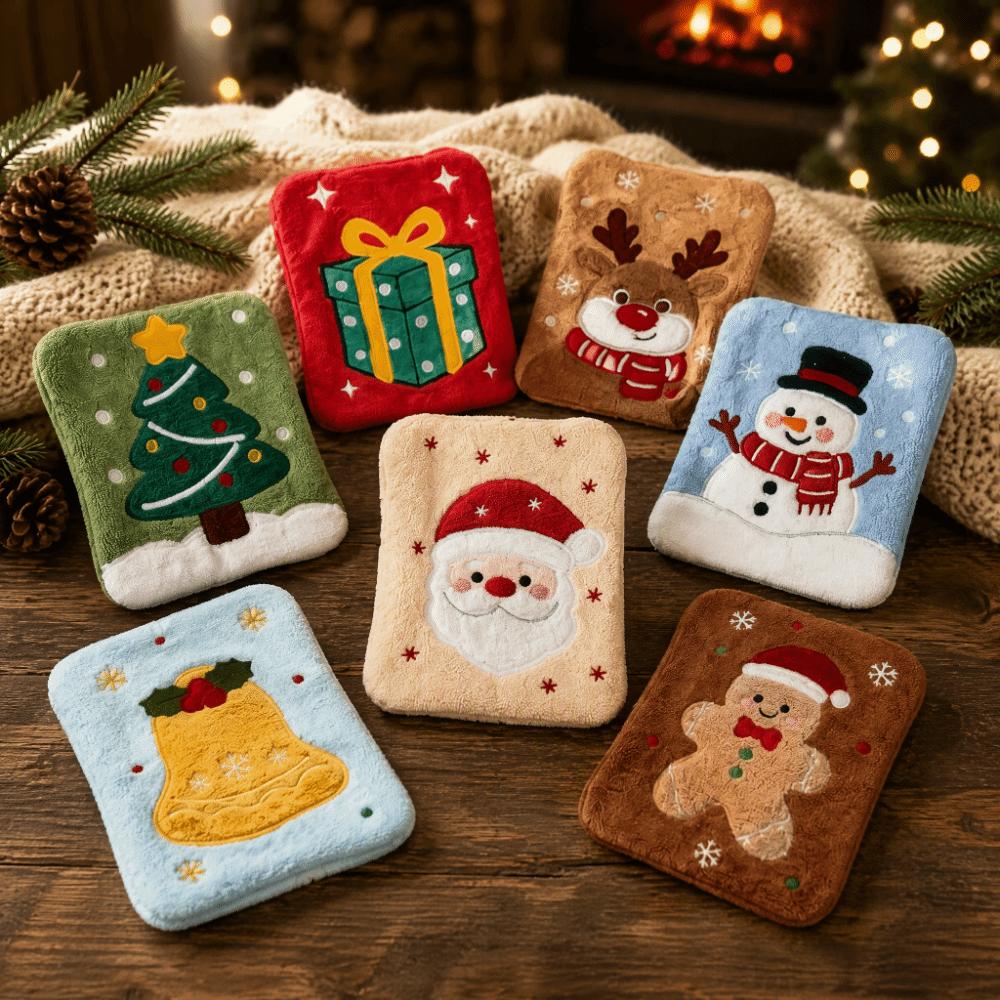 Quick-drying Santa Claus Hand Towel Water Absorption Cleaning Dishcloths  Christmas Decoration