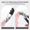 Nail Scissors for Elderly, Ergonomic Foot Nail Scissors, Stainless Steel, Precision Cutting Edges