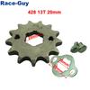 428 13T 14T 15T 16T 17T 18T 20 мм Передняя ведущая звезда двигателя для CRF XR 50 70 KLX110 TTR SDG SSR Lifan YX Loncin Zongshen Orion