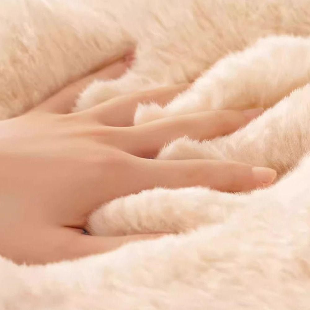 Breathable Car Seat Cover Pad Thick Car Backrest Plush Car Seat Cushion  Autumn and Winter