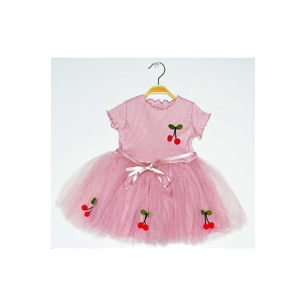 Платье-пачка вишневого цвета