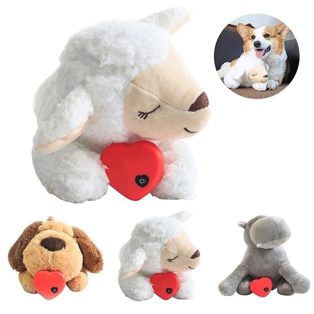 Soft Plush Pet Heartbeat Plush Doll Simulation Heartbeat Heartbeat Puppy Stuffed Animal Room Decor