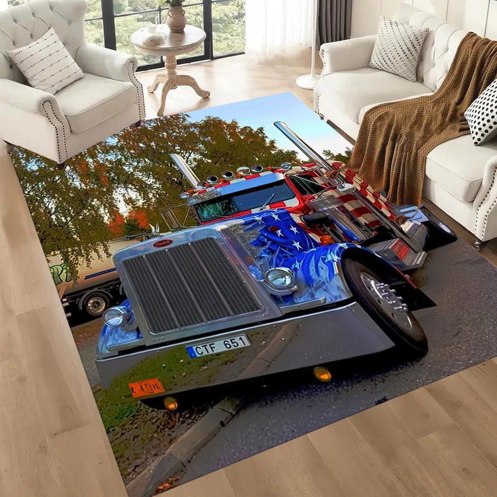 Kw Heavy Trucks Carpet Suitable For Living Rooms Playrooms Balcony Outdoor Antislip Carpet Office Home Decor