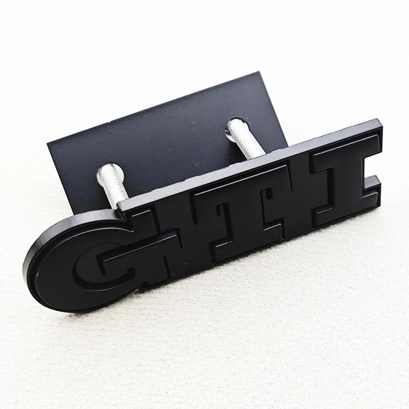 Golf 3 4 MK3 MK4 2026 Hot For VW VOLKSWAGEN 3D Metal Logo GTI Car Front Grille Badge Emblem For Volkswagen Polo Typ 9N3 6R AW Go