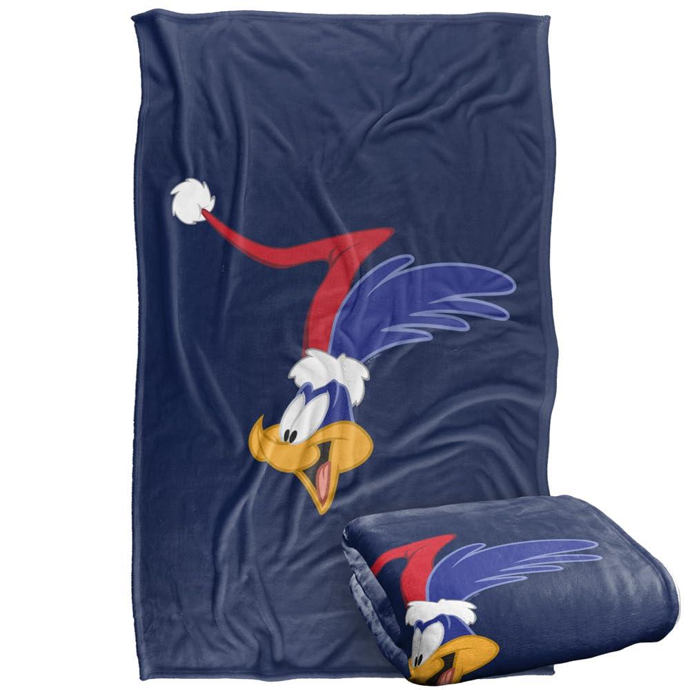 Looney Tunes Road Runner Santa Hat Soft Touch Blanket