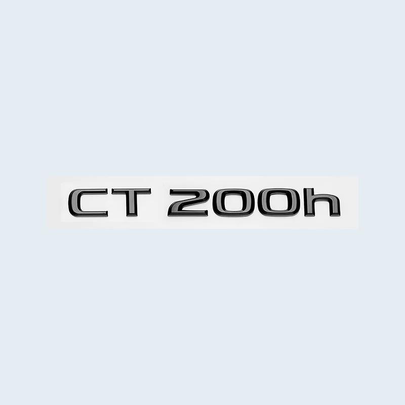 For Lexus Glossy Black CT200h LC500 LC500h HYBRID 3D Metal Emblem Car Trunk Logo Badge Sticker Accessories CT LC Series