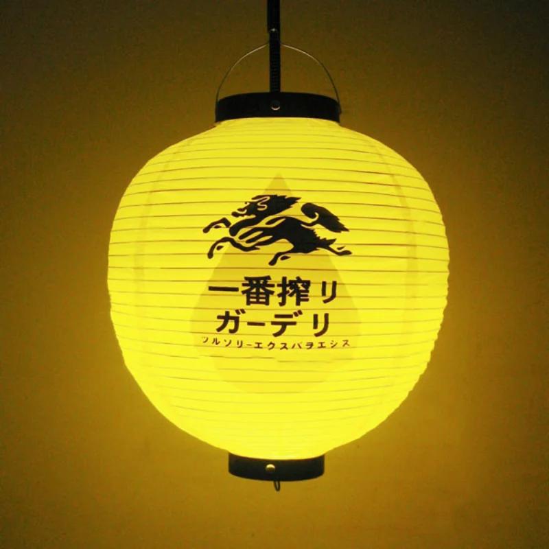 30 см японский Izakaya уличный водонепроницаемый декоративный фонарь для суши Sake Lamian лапша Salmon Kitchen Restaurant Рекламный фонарь