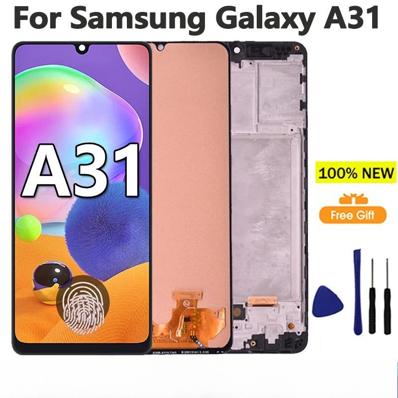 AMOLED Дисплей Для Samsung Galaxy A31 LCD Дисплей Сенсорный Экран Дигитайзер Сборка Для Samsung A31 A315F Замена Дисплея