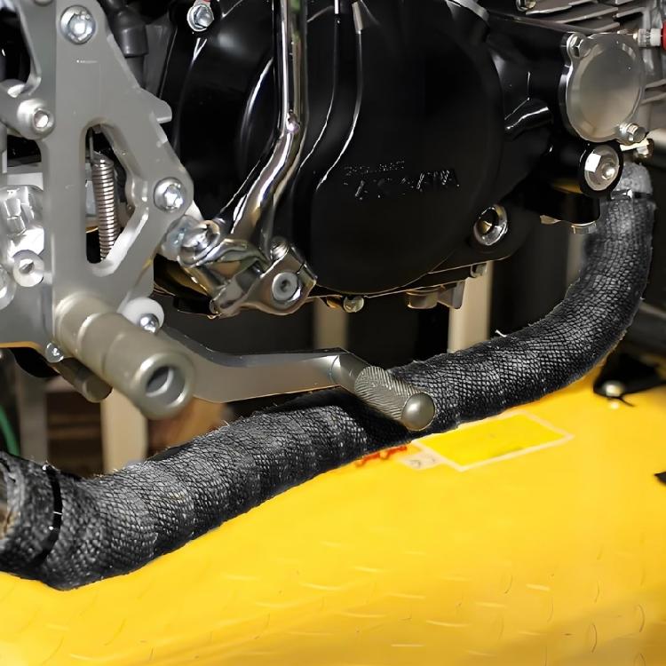 Fiberglass Heat Shield Motorcycle Exhaust Thermal Tape Header Pipe Heat Wrap Tape Thermal Protection Wrap