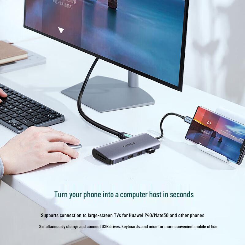 Ugreen Многопортовый USB-C хаб 10-в-1
