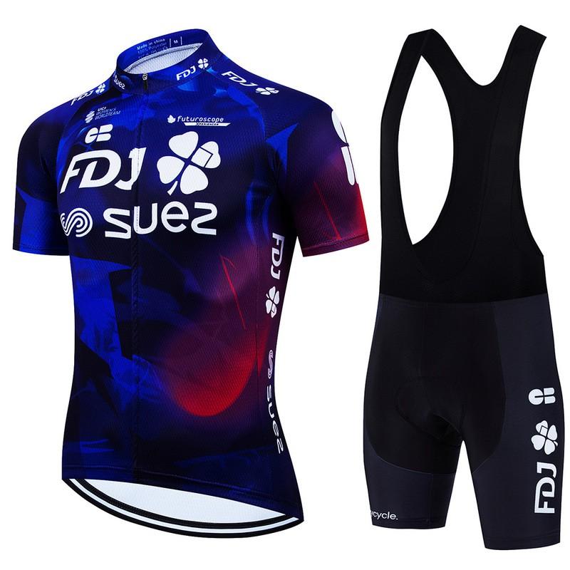 Unisex Cycling Jersey Shorts Set Quick-Dry Mountain Road Bike Apparel Breathable Performance Wear