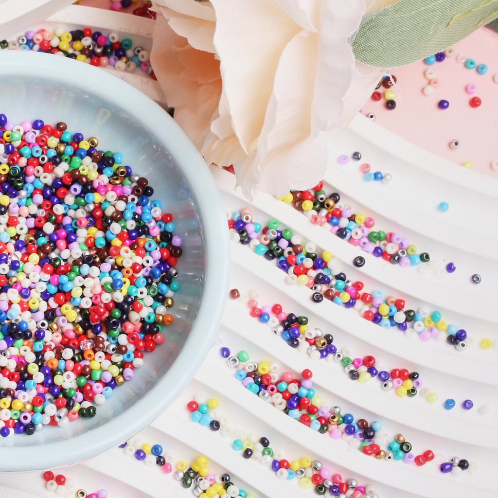 Главная Товары для вечеринок Фурнитура Бисер Аксессуары Разделительные бусины Браслет Ожерелье 1000 шт./лот 2 мм для рукодельных подвесок Чешское стекло Мини DIY