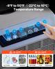 12 Volt Refrigerator, 42.3 QT/ 40L Car Fridge, Portable Electric Freezer Compressor with Handle, APP Control and Wheels, 12V/24V DC 100-240V AC, -22