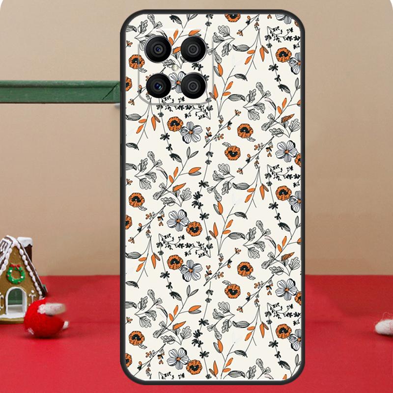 Чехол с узором из апельсиновых цветов для Honor Magic 8 Pro 6 7 Lite Honor 400 200 50 70 X8c X8b X9a X9b X9c X9d Win RT Coque