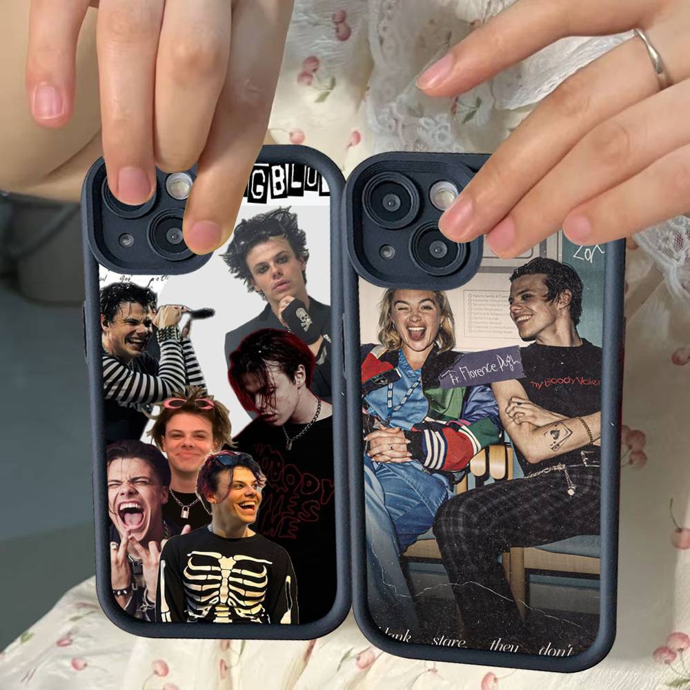 Yungblud Lowlife Для iPhone 17 16 15 14 13 12 11 Pro Max Plus Черный Чехол из ТПУ с Полным Покрытием Ударопрочный