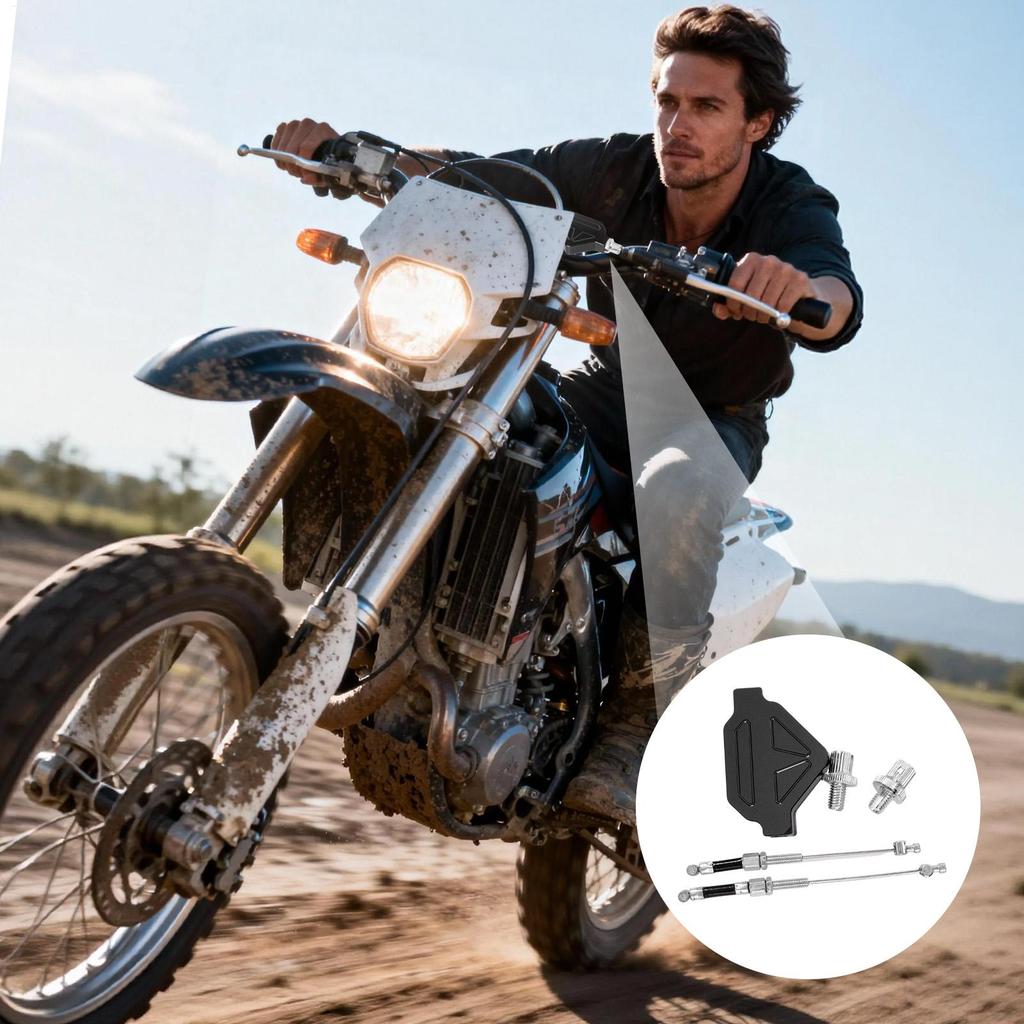 Сцепление мотоцикла Замена для трюков мотоцикла С тросом Сцепление из алюминиевого сплава для системы экономии для мотокросса, трейлрайдинга