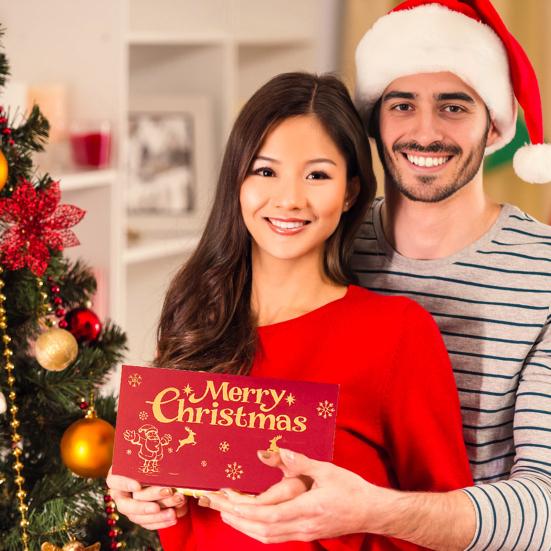 Рождественские конверты для денежных подарков с 6 отделениями, держатель для денег сделай сам и