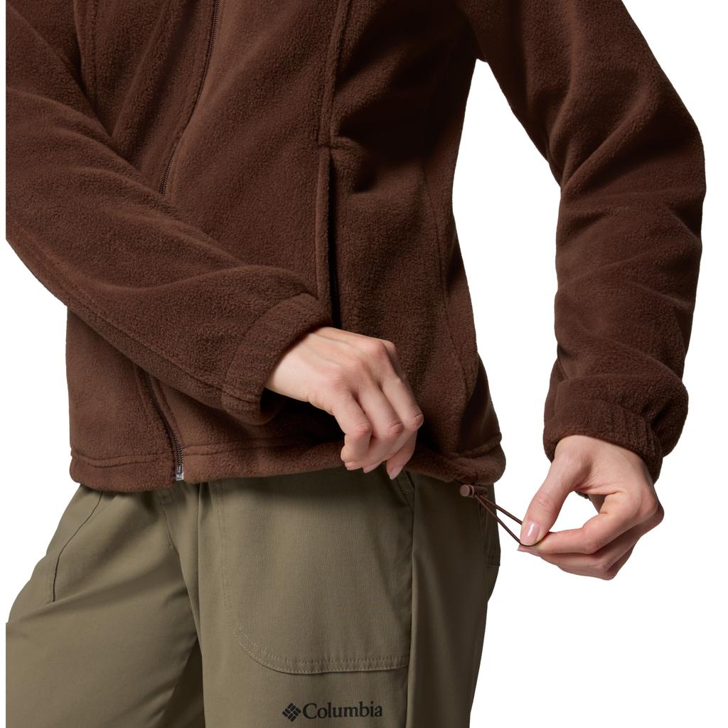 Columbia Benton Springs Full Zip Fleece, Womens Brown Fleece