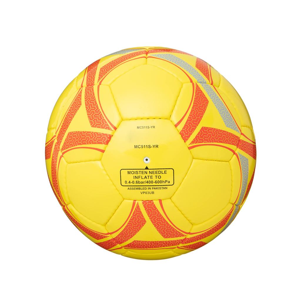 Mikasa (MIKASA) Soccer Ball Training Size 5, Approx. 400g, Yellow/Red, Hand-Sewn Ball, MC511S-YR, Recommended Pressure 0.6