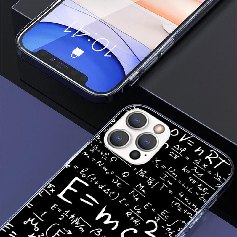 Чехол для телефона Физика Химия Математика Для iPhone 17 Air 16 15 Plus 11 14 Pro Max 13 Mini 12 7 8 + SE Узорное Искусство Индивидуальный Co