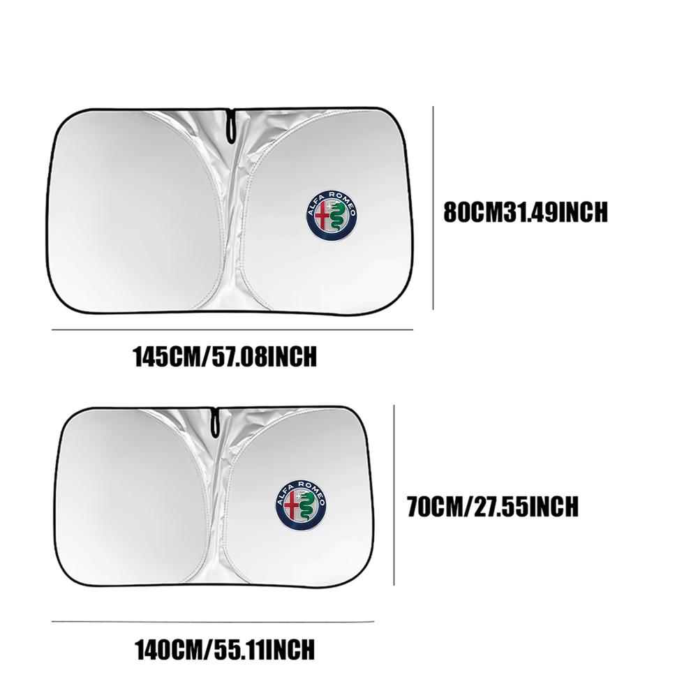 Car Folding Windshield Sunshade Cover Front Window UV Protection For Alfa Romeo 147 159 Giulietta Stelvio Mito valve AccessoriesZQ5