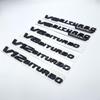Letter Emblem for Mercedes Benz AMG V12BITURBO V8 BITURBO 4MATIC+ Car Styling Fender Logo Sticker Chrome Black Red RX7