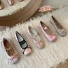 Fashion Bailamos 2025 Brand Women Flat Shoes Fashion Square Toe Shallow Slip On Ladies Ballerinas Flat Heel Casual Ballet Shoes Mujer