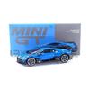 TrueScale Miniatures MINI GT 1/64 Bugatti Divo Blue Bugatti (Left-Hand Drive) Finished Product