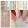 Наклейки для французского дизайна ногтей, 3D лак для ногтей, обертывания, набор гелевых наклеек для ногтей, гелевые накладки для ногтей, салон