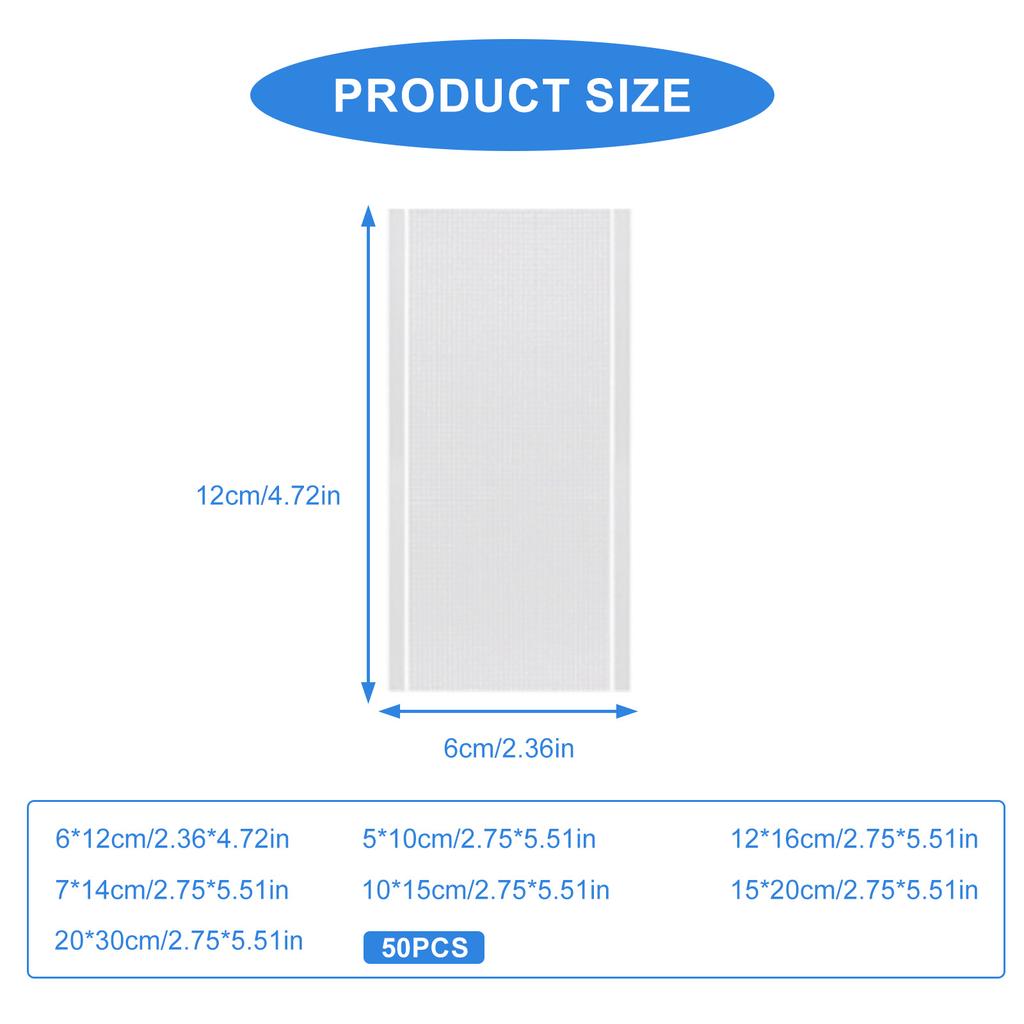 Fishing Water Soluble Baits Bag Pack of 50 Fishing Baits Dissolving Bag Quick Dissolve Baits Pouches for Carp Fishing