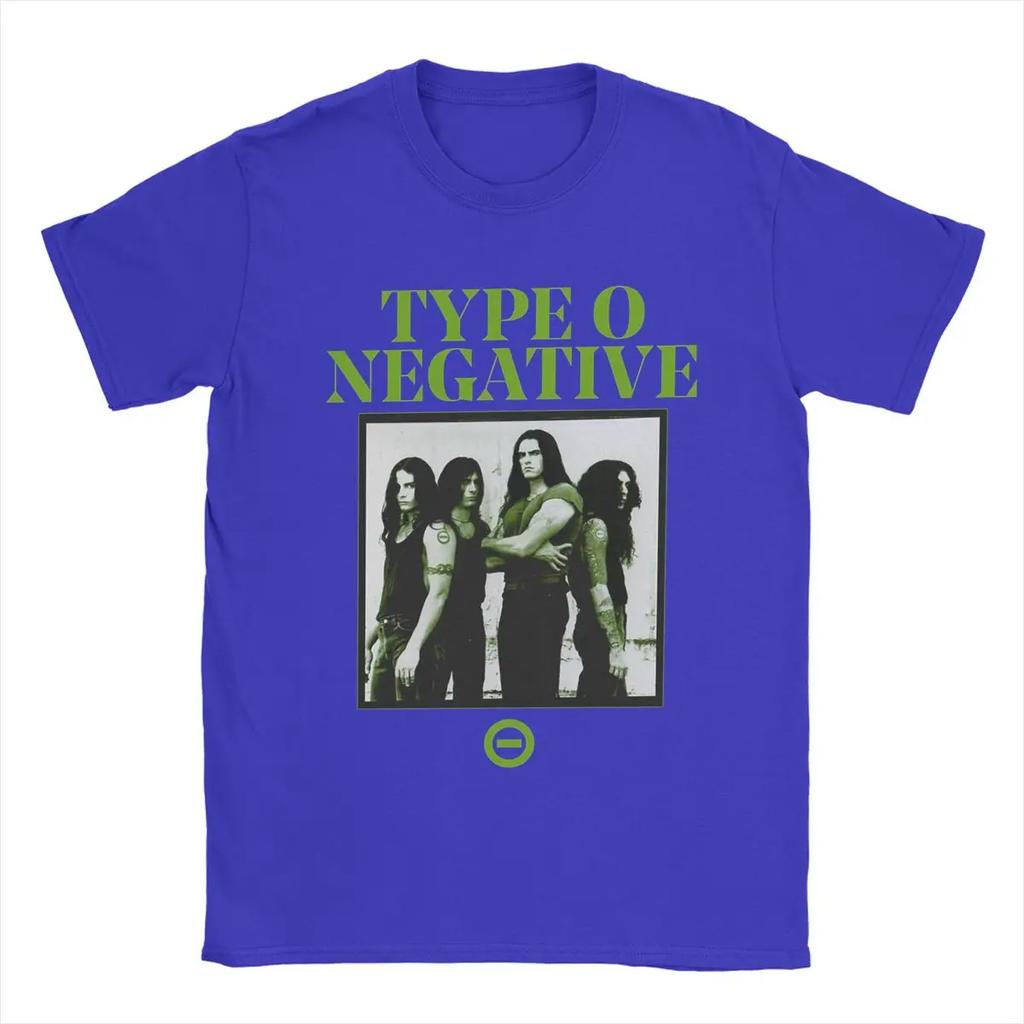 Мужская футболка Type O Negative Funny Cotton Tees с коротким рукавом и круглым вырезом, летние топы
