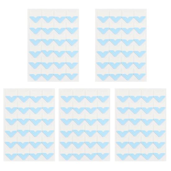 5 листов самоклеящихся уголков для фотографий, бескислотных, винтажных, самодельных альбомов для скрапбукинга