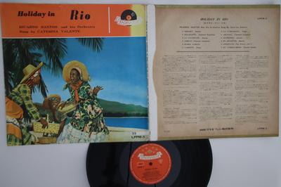 LP Пластинка RICARDO SANTOS & HIS ORCHESTRA - Holiday In Rio LPPM50 POLYDOR Япония Поп Б/У