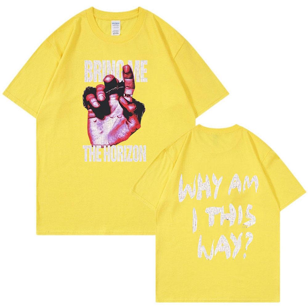 BMTH BringMe TheHorizon Band T-shirt Men Women Hip Hop Vintage Oversized T Shirt High Quality 100% Cotton Short Sleeve T-shirts