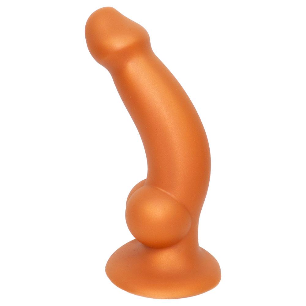 Soft rear-entry female self-pleasuring device, anal plug, alternative anal dilator, adult sex toy.