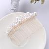 Party  Handmade Hair Ornaments Haircomb Hairwear Bridal Headpiece Bride Barrette Pearl Hairpin