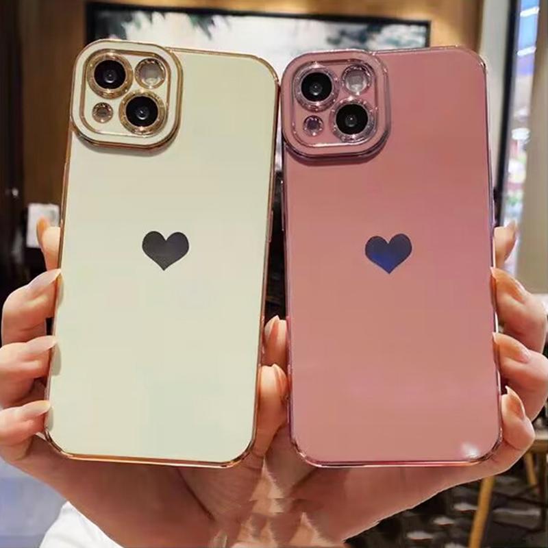 Роскошный мягкий силиконовый чехол с блестками и сердечками для Samsung Galaxy A04S A14 A24 A34 A54 A23 A53 A13 A52 5G 4G S20 S21 S22 S23 Ultra Plus, блестящий чехол из ТПУ