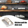 Pull Out Drawers For Cabinets Metal Slide Out Dish And Bowl Drying Rack Drawer Organizer For Kitchen Bathroom Living Room Pantry