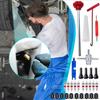 30 шт. Комплект инструментов для быстрой смены вентиляционных клапанов шин автомобиля, стержень клапана, замена стержня вентиляционного клапана, Т-образный крючок, аксессуары для мотоциклов и автомобилей
