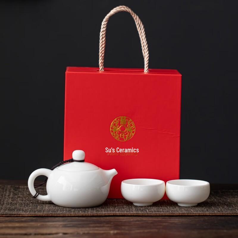 Dehua White Porcelain Kung Fu Tea Set