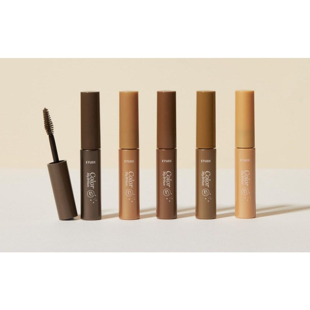 Etude Innocent False Brow Collar 4,5 г + 9 г набор большого объема, 01 насыщенный коричневый, 2 набора