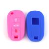 3 Button Fold Silicone Car Key Fob Protection Cover for Peugeot 308S 4008 5008 Key Case Accessories