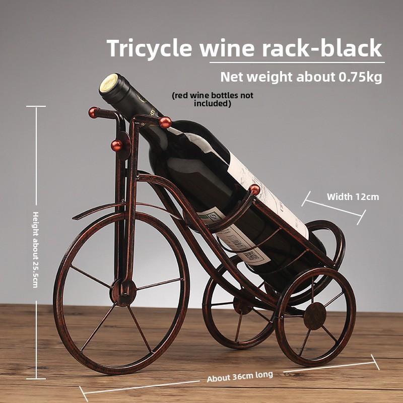 Кованое железо Подставка для красного вина Украшение Винный шкаф Украшение Европейский Креативный Диагональный Простой Подставка для бутылок красного вина Домашнее украшение Украшение