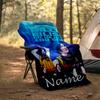 Personalized Custom Name Blanket - Billie Eilish Print Design,Blanket for Sofa,Bed,Travel,Camping - Soft and Warm, Great Gift