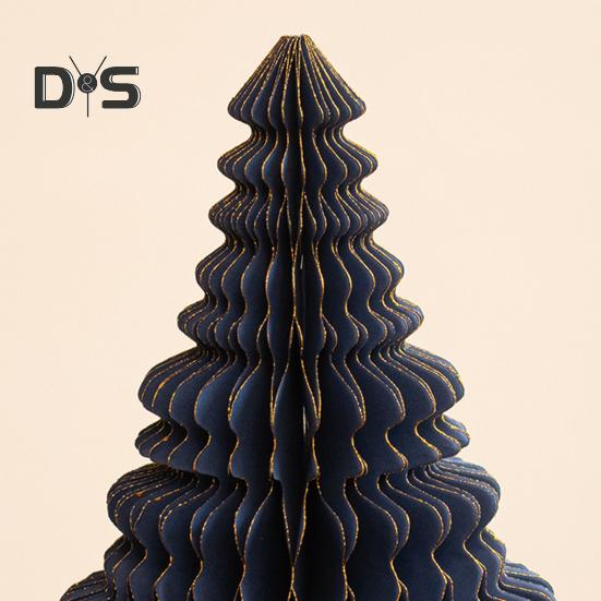 2 шт. бумажное украшение на рождественскую елку 3D соты деревья центральный элемент стола праздничный домашний декор для вечеринок принадлежности