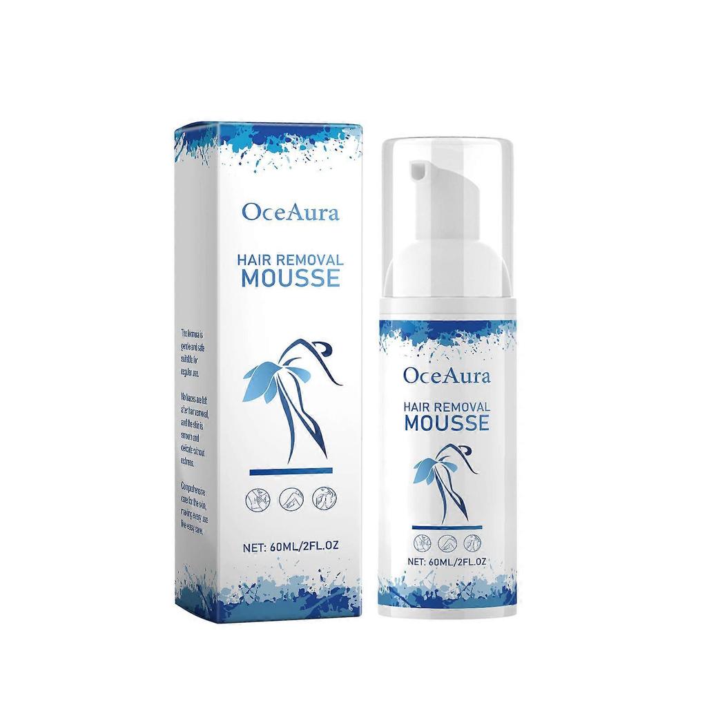 OceAura Hair Removal Foam Mousse Gentle Moisturizing for Full Body Underarms Legs less
