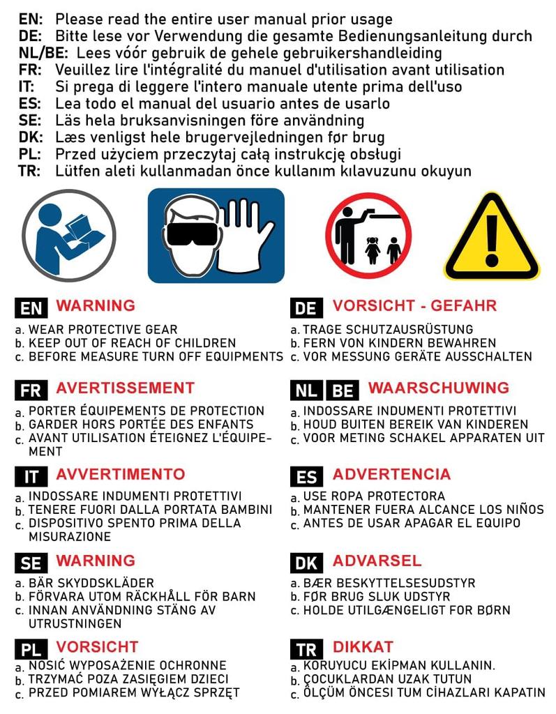 Щупы для зазоров Spurtar, 32 шт., 0,001 - 0,03 дюйма (0,04 - 0,88 мм), шумовка